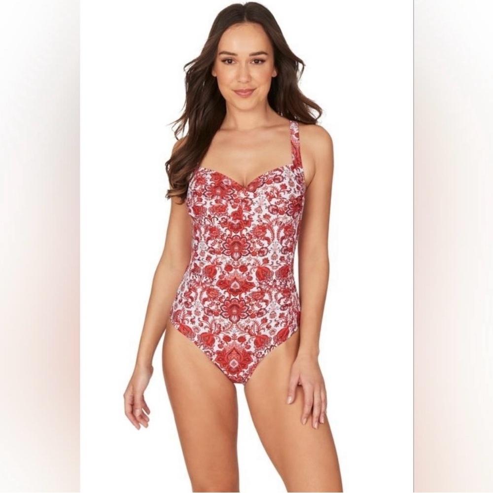 Niptuck Paisley One Piece Swimsuit - Picture 6 of 6